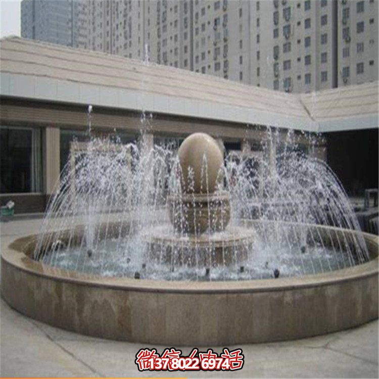 精美中式風水球園林雕塑，提升小區(qū)公園噴泉擺放風水氣質