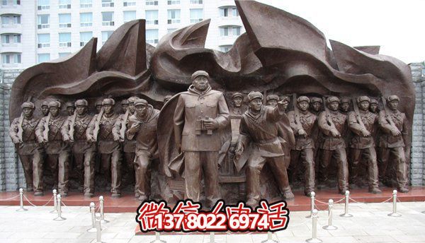 抗戰(zhàn)時(shí)期銅雕雕塑，緬懷那段英雄時(shí)光