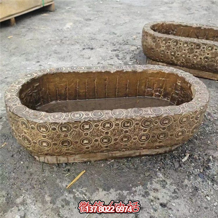 唯美老石槽，給你完美園林景觀