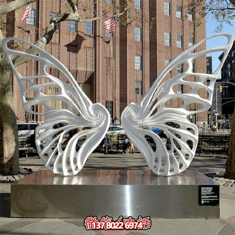 精致的不銹鋼景觀蝴蝶擺件，裝點你的別墅小區(qū)