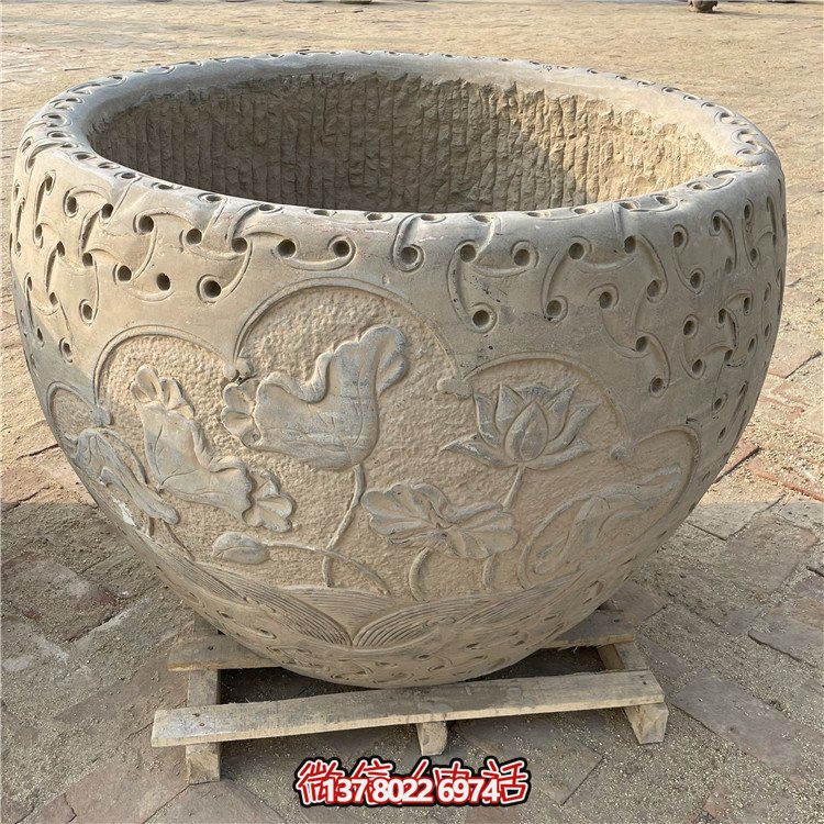 青石古意水缸，讓你融入古典世界