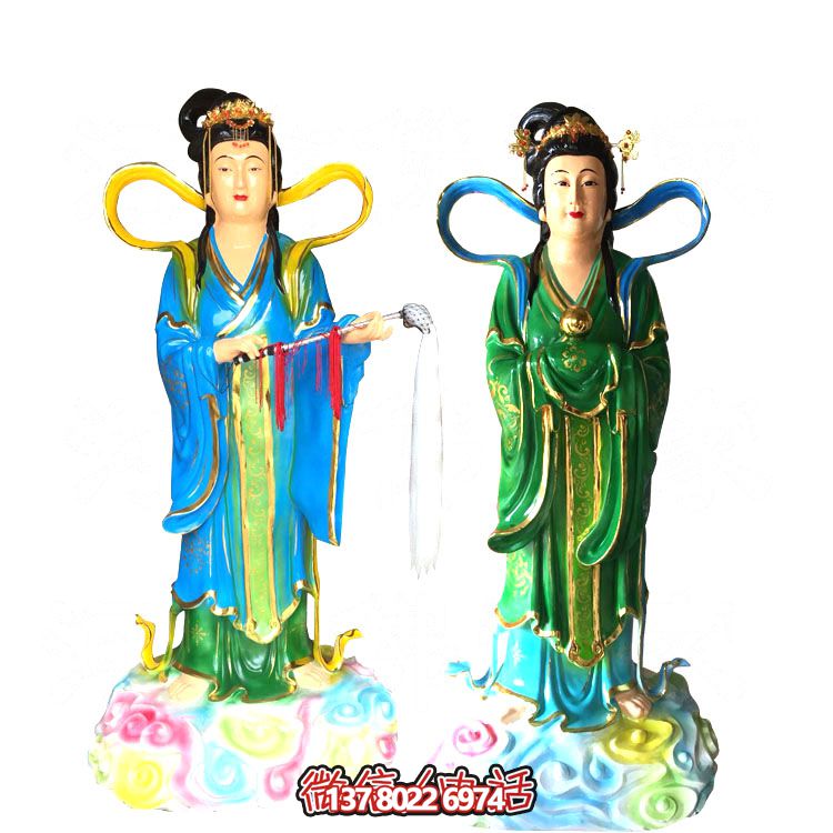 七仙女玻璃鋼雕塑，打造完美園林