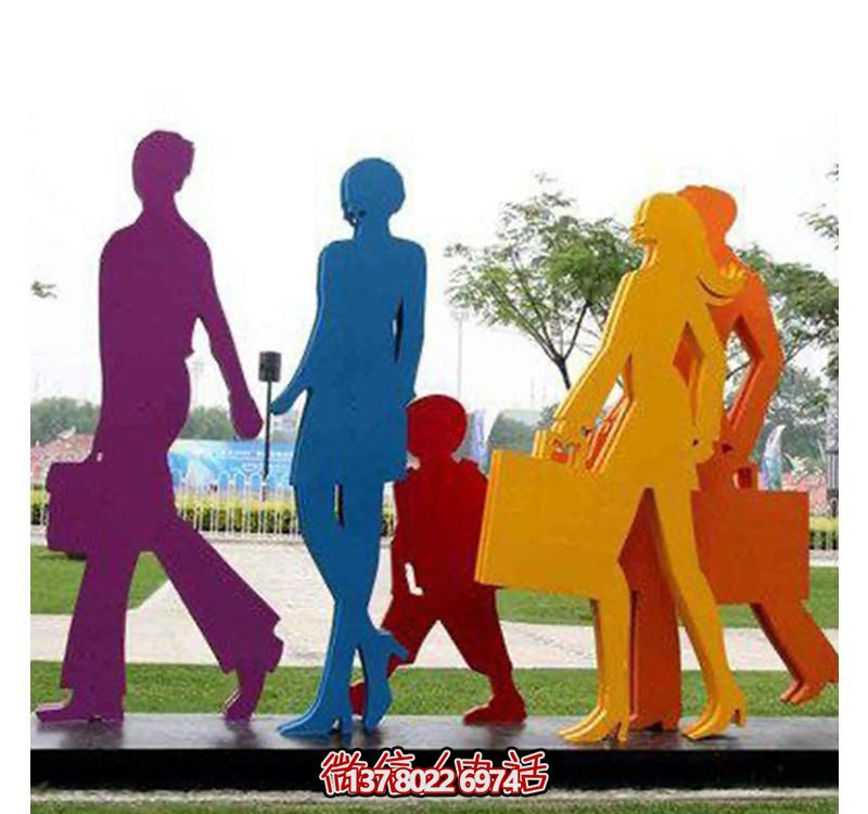 不銹鋼雕塑購物袋，提升海邊景區(qū)購物體驗