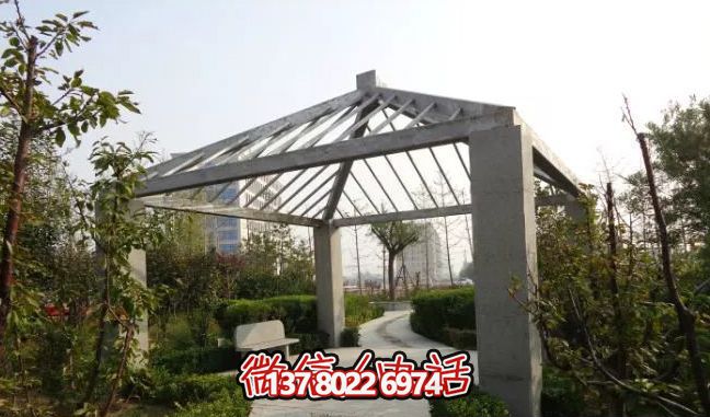 花崗巖石雕涼亭，點綴精彩的戶外空間