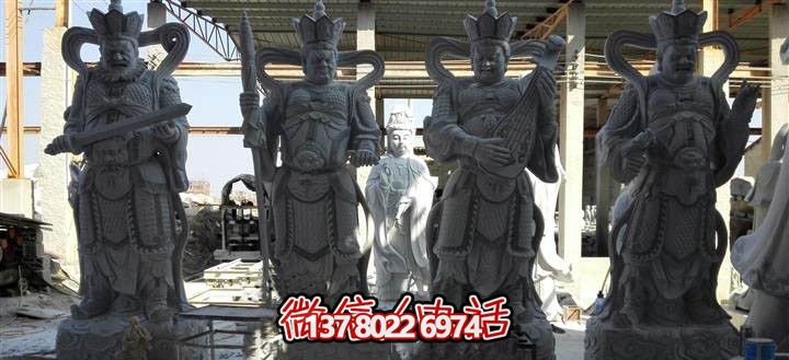 古樸雅致的大理石雕塑，見證古老神佛四大天王的傳承