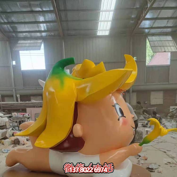 玻璃鋼戶外裝飾擺件，精致美觀、趣味卡通人物景觀