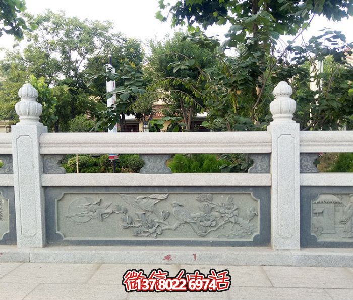 精美石欄系列，搭配園林花園，提升圍欄美感