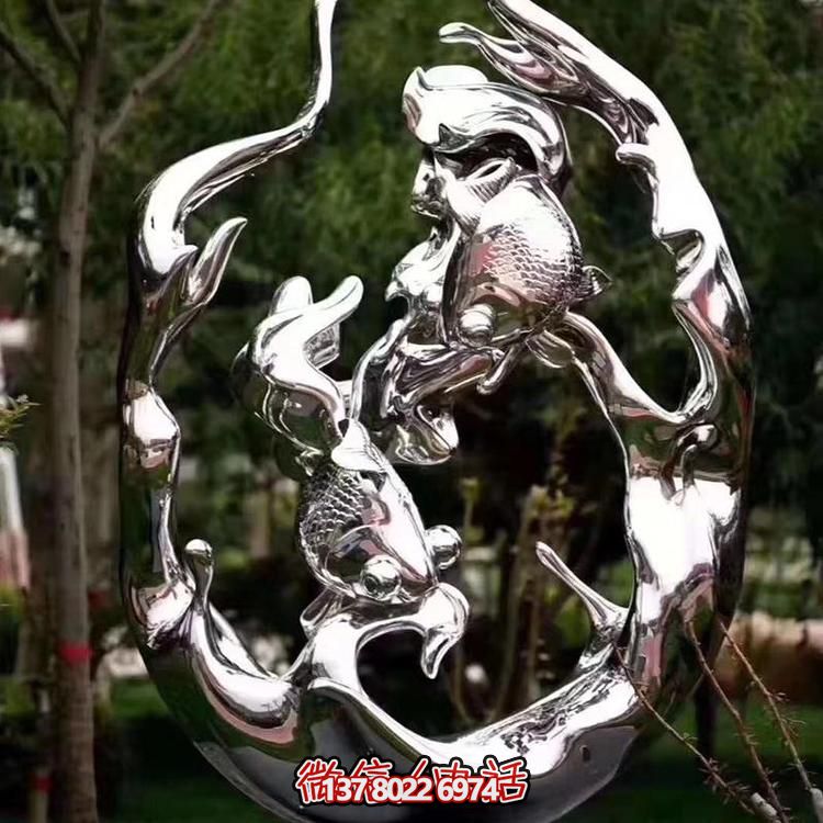 不銹鋼雕塑，為景觀廣場(chǎng)和園林增添抽象藝術(shù)