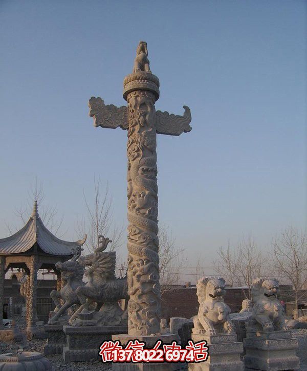 精美漢白玉雕塑，華美石龍表現(xiàn)中華文化之美