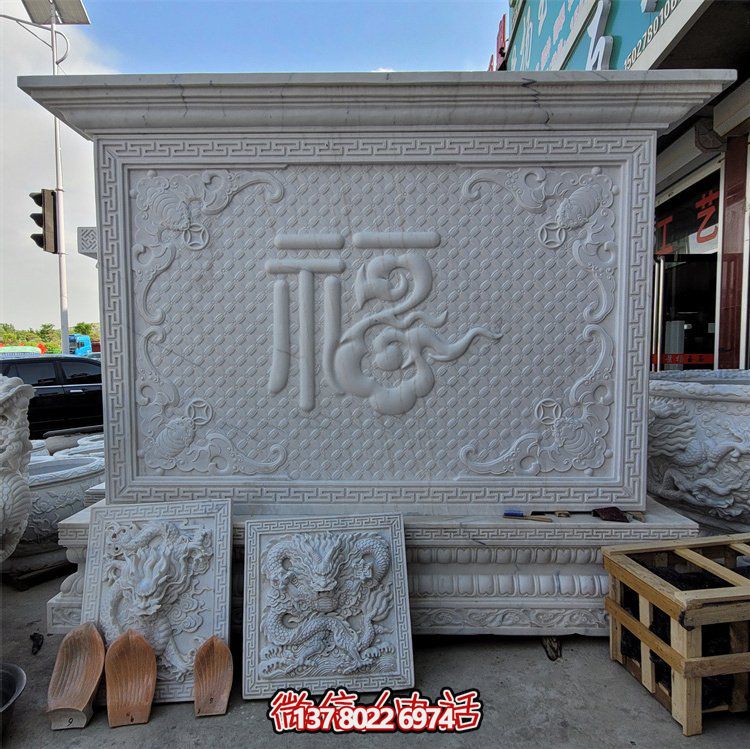 融合傳統(tǒng)文化，唯美經(jīng)典雕塑—中式影壁