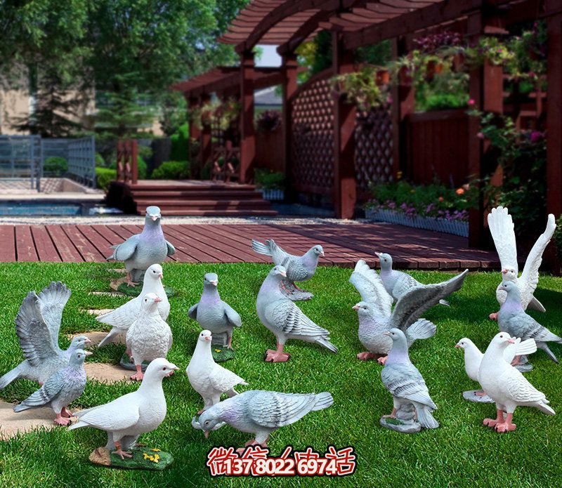 童趣仿真動(dòng)物樹(shù)脂雕塑，打造完美草坪戶(hù)外景觀(guān)