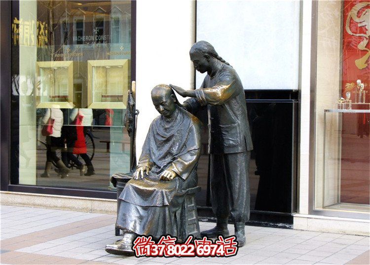 鑄銅雕塑園林景觀，讓你步行街上賞心悅目