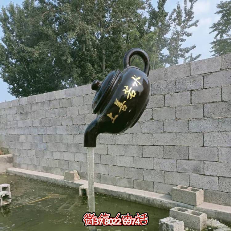 玻璃鋼懸空流水?dāng)[件，室外裝飾藝術(shù)精品