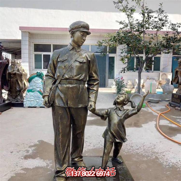 玻璃鋼雕塑，傳承名人精神，校園記憶經典