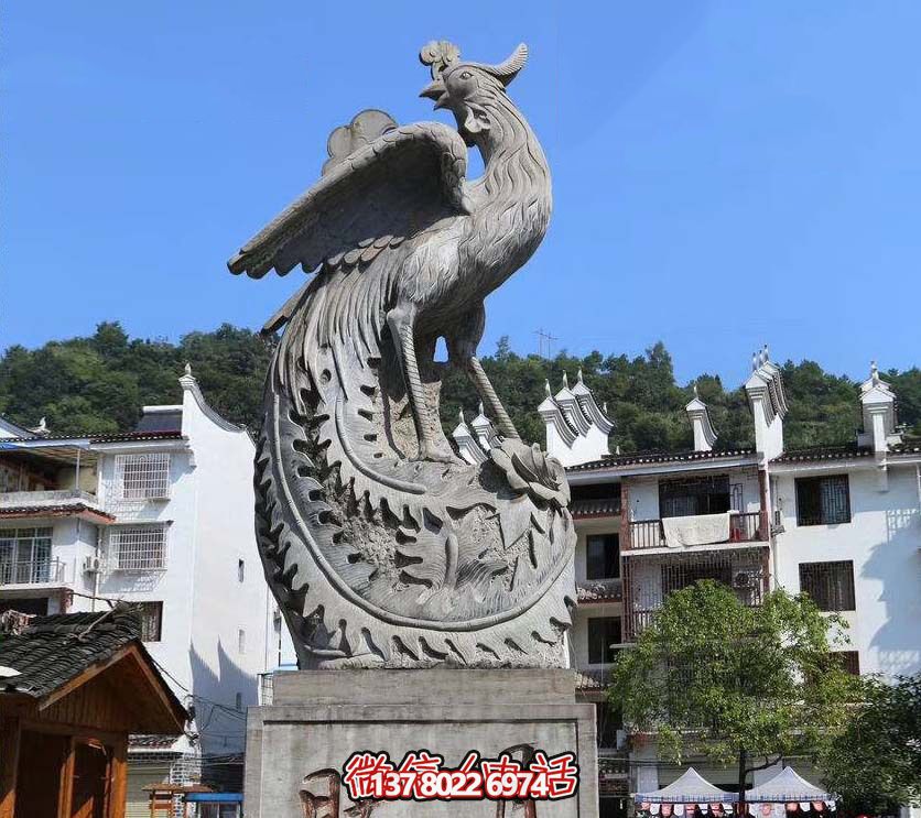 鳳凰雕塑，給公園帶來(lái)靈動(dòng)之美