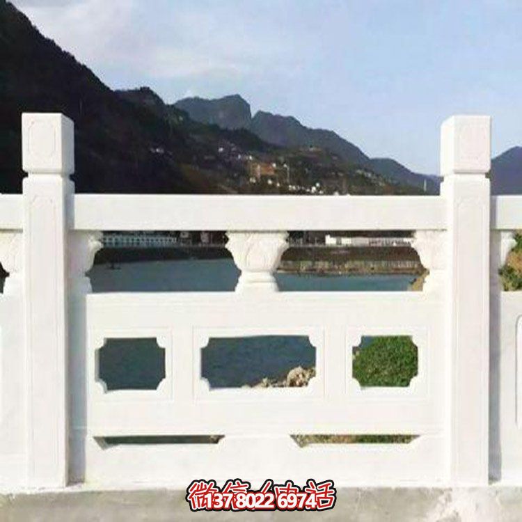 大理石雕刻石欄桿，美輪美奐，護(hù)佑家園