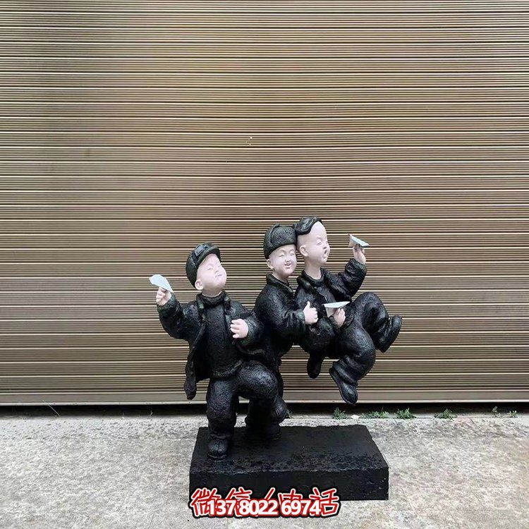 多彩玻璃鋼景觀擺件，添加卡通戶外兒童樂趣