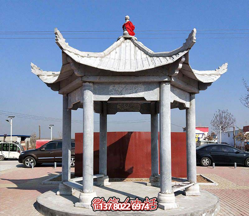 精致大理石涼亭，點(diǎn)綴完美小區(qū)廣場(chǎng)