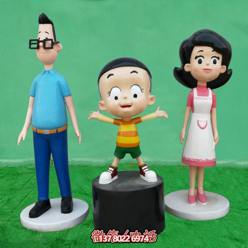 玻璃鋼卡通人物雕塑，為游樂園增添彩繪驚喜