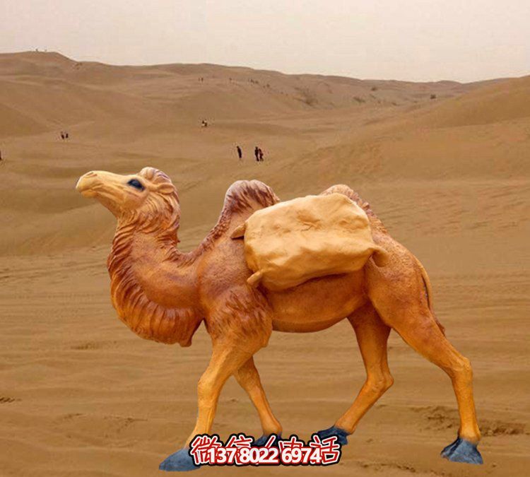 仿真駱駝雕塑，裝點(diǎn)園林廣場(chǎng)