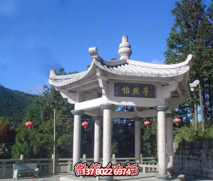 怡然仿古戶外建筑漢白玉擺放，增添農(nóng)場(chǎng)景觀魅力