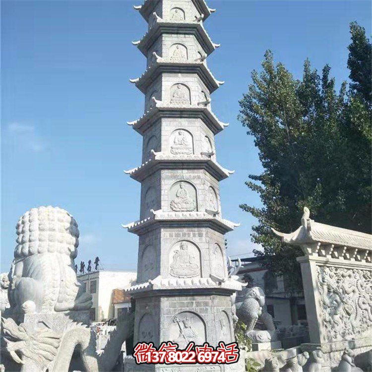 古典佛教雕塑藝術(shù)——精美青石舍利塔、石塔寺、佛塔