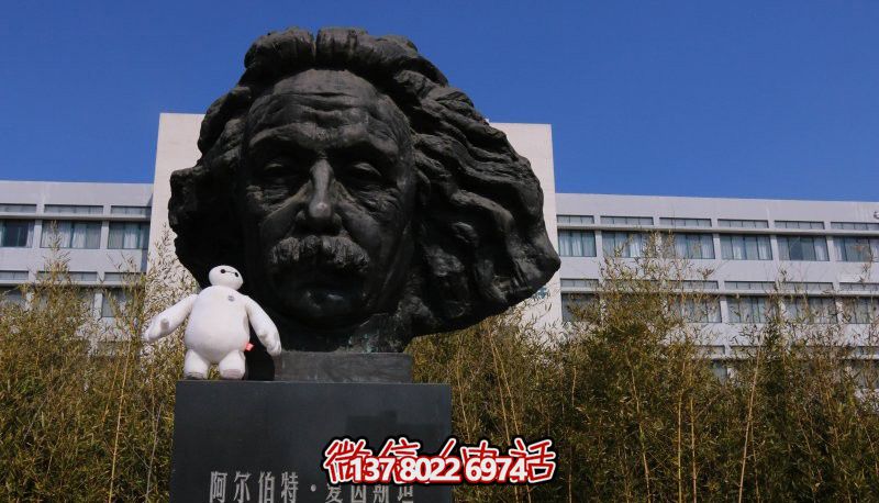 傳承名人風(fēng)采，愛因斯坦頭像銅雕