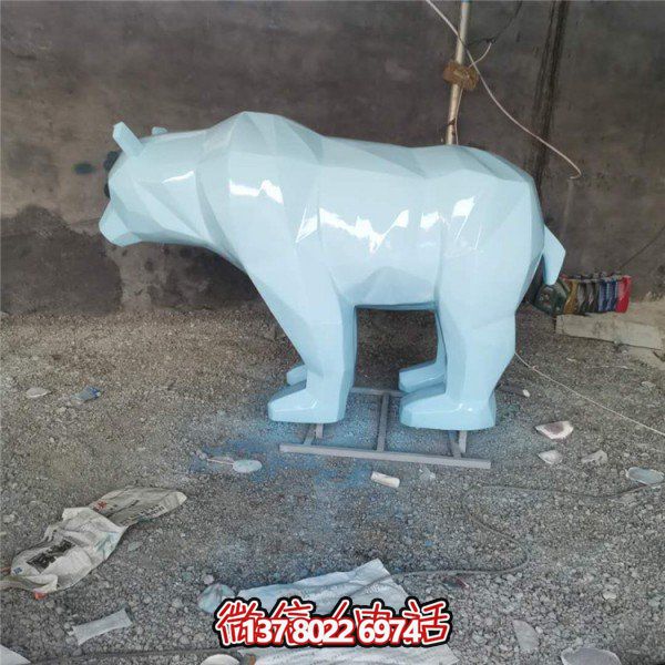 玻璃鋼幾何雕塑，裝飾動(dòng)物園園林和戶外空間